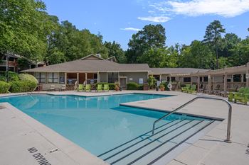 Swimming pool with sundeck